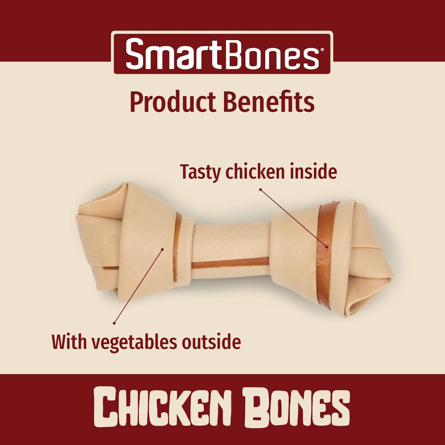 SmartBones Chicken Medium 2 Pk